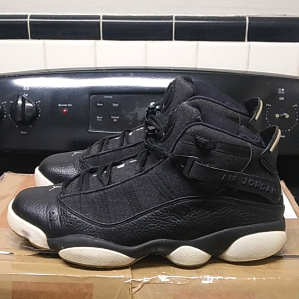 Air Jordan 6 rings (black) size 10.5
